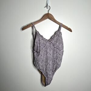 Peony Light Purple One Piece Swimsuit